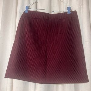 LOFT printed mini skirt